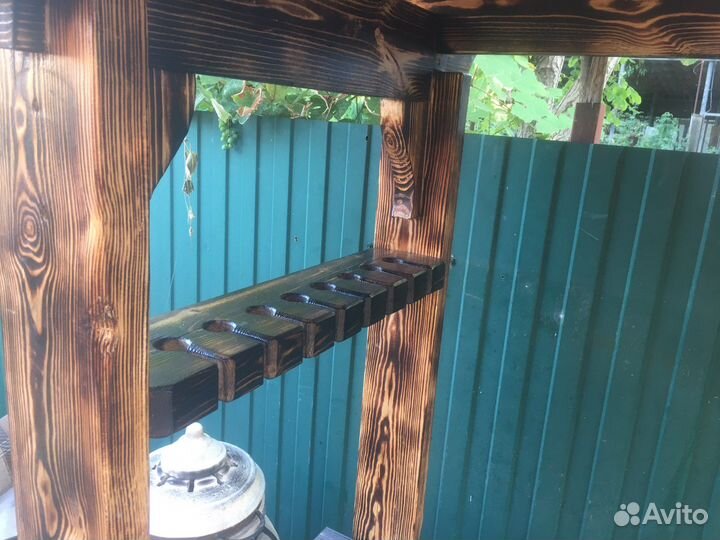 Беседка для дачи с мангалом