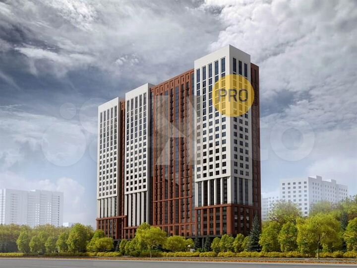 2-к. квартира, 59,2 м², 13/25 эт.