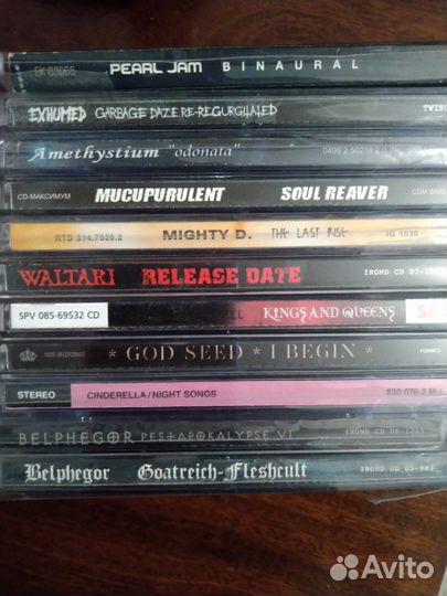 Компакт диски сд CD Death Thrash Black Doom Rock Р