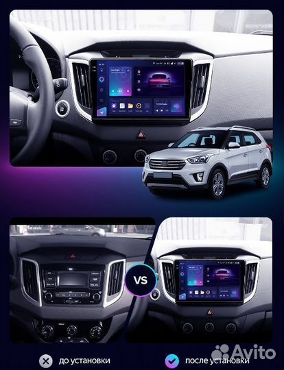 Магнитола Teyes CC3 2K 6/128Gb Hyundai Creta 15-19