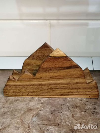 Салфетница из дерева (орех)