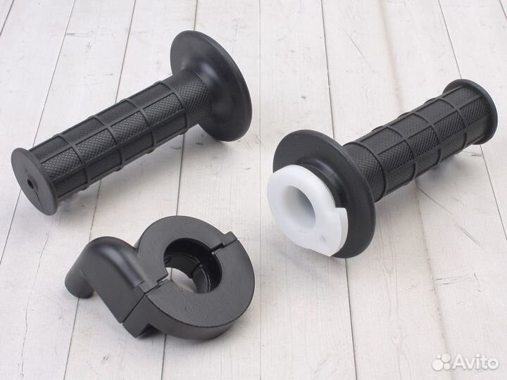 Ручка газа пластиковая черная CQR250 комплект черн