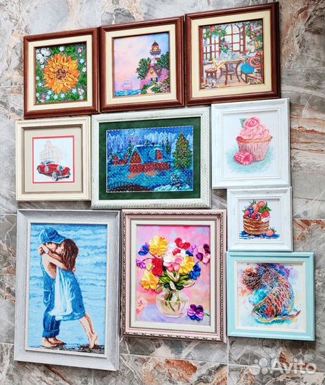 Картины вышивка крестом и бисером