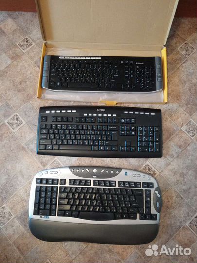 Клавиатуры A4Tech, мыши, телефон, модем