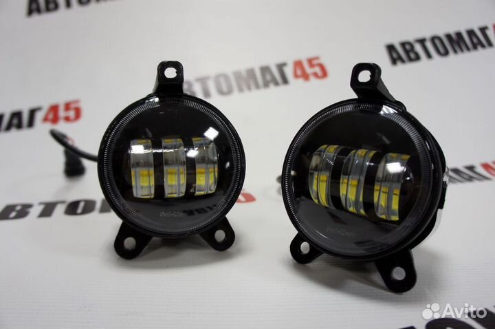 Фары противотуманные 2 режима LED Приора Газель