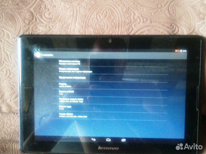 Планшет lenovo а7600-н