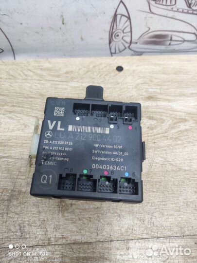 Блок управления двери передний левый мерседес w204