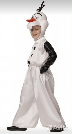 Новогодний костюм снеговик