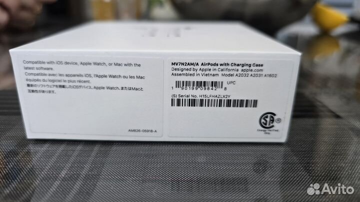 Наушники apple airpods 2 оригинал