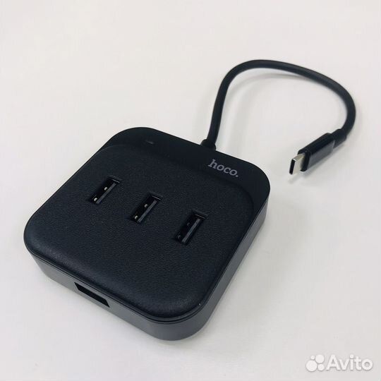 Хаб USB 2.0,Type-C кабель,длина 0.20см вн31