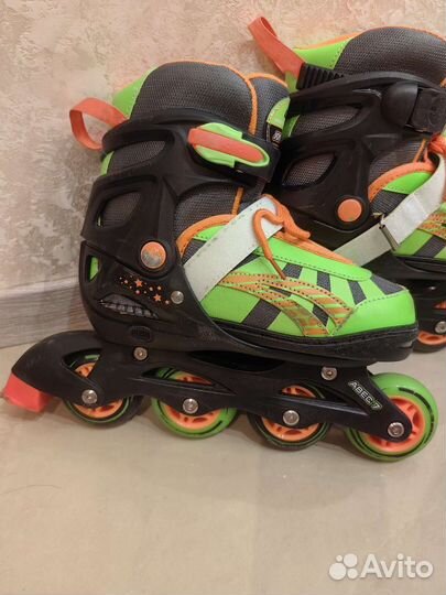 Роликовые коньки раздвижные 32-35
