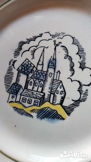 Тарелки винтаж,ретро зик