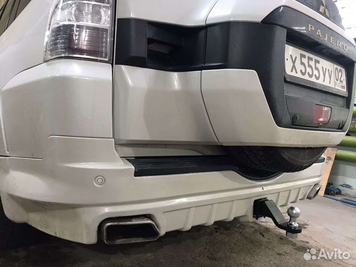 Фаркоп под квадрат Мitsubishi Рajero 4