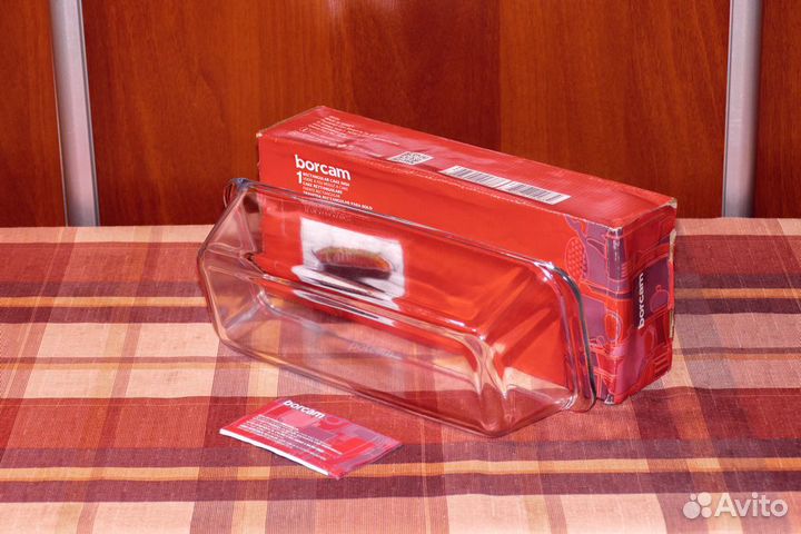 Форма для запекания стекляная 30см новая Турция