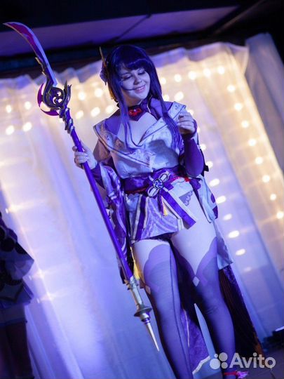 Копьë Сияющая Жатва к косплею Сëгун Райден