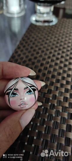 Кабашоны стеклянные для матрешек