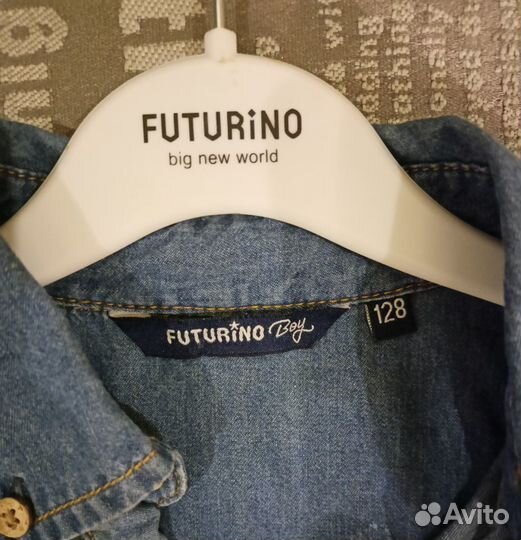 Джинсовая рубашка для мальчика