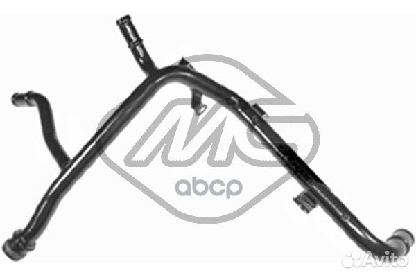 Патрубок системы охлаждения 03226 metalcaucho
