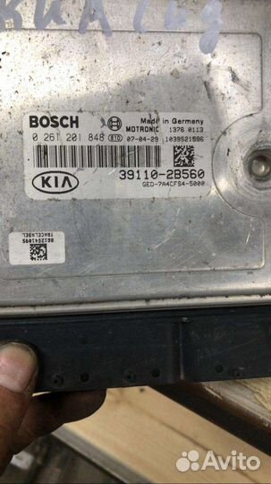 Эбу kia ceed ed 1.4 g4fa 2007