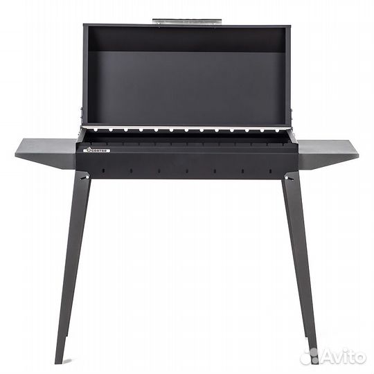 Мангал со складными ножками и крышкой барбекю