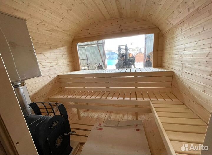 Баня квадро бочка под ключ