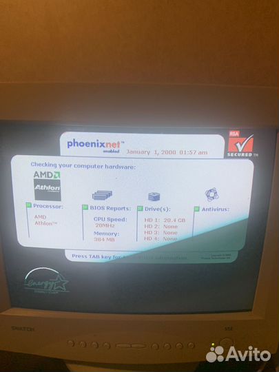 Компьютер AMD Atlon 2,0, 384MB, Nvidia GeForce