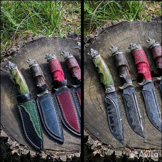 Нож Волк Лев