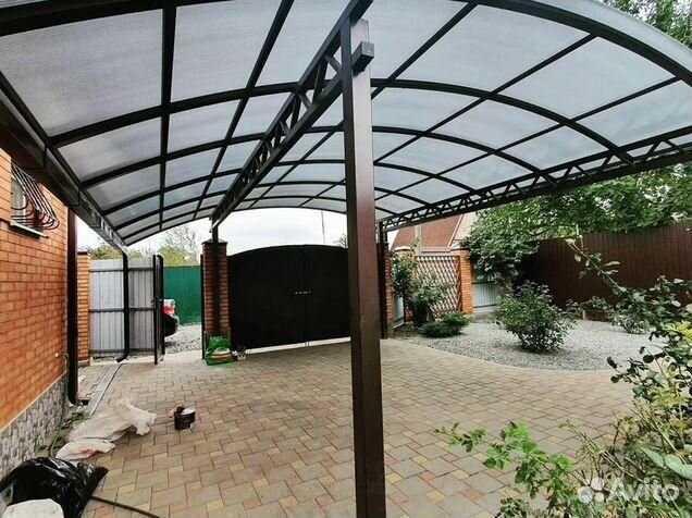 Навесы из поликарбоната под ключ