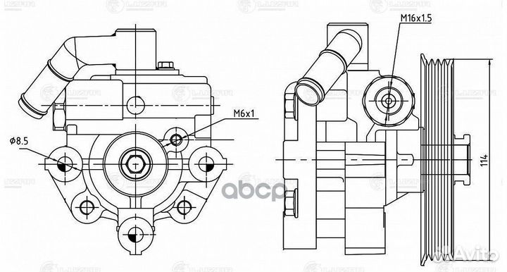 Насос гур LPS 0503 luzar