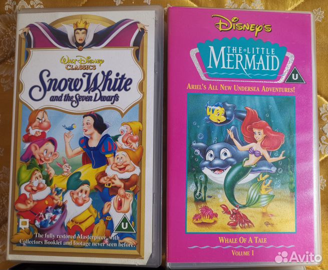 Мультфильмы Disney. VHS. На английском языке