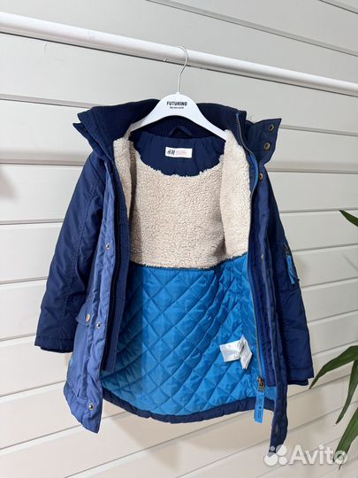 Парка демисезонная на мальчика H&M 5-6лет