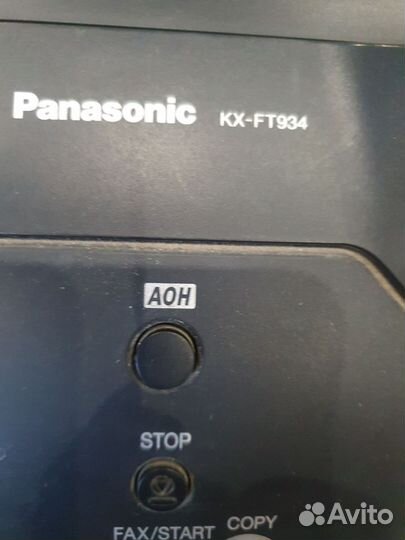 Факс panasonic кх FT 934