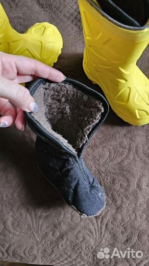 Детские резиновые сапоги 24 размер