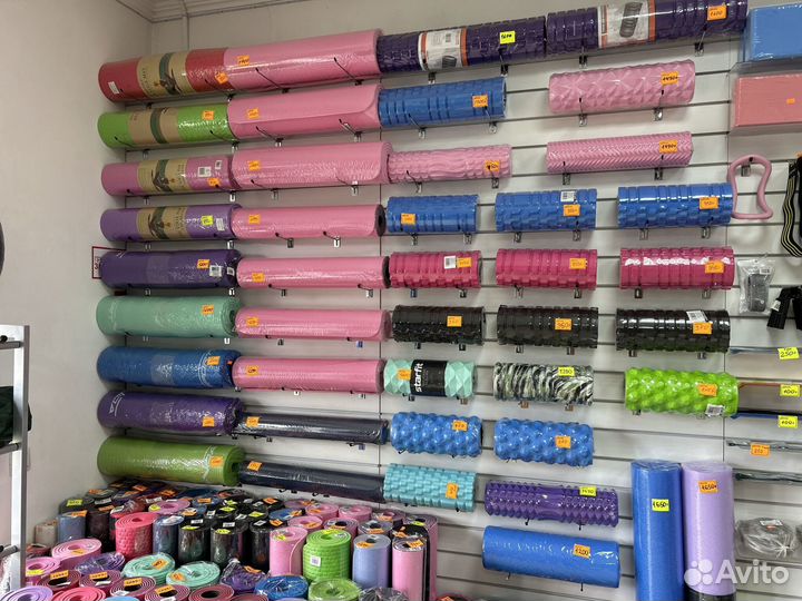 Валики, блоки и мячи массажные