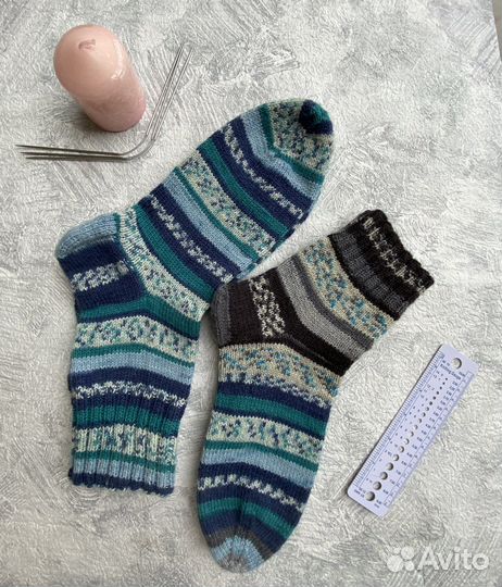 Вязаные носочки