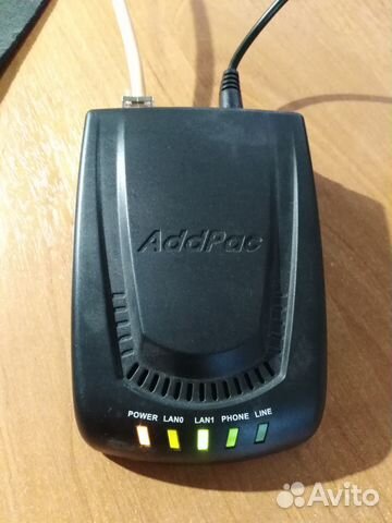 VoIP шлюз AddPac AP100, голосовой шлюз phone