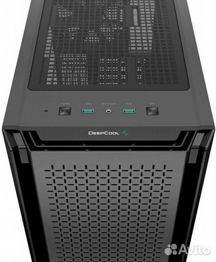 Корпус ATX DeepCool CG560, Midi-Tower, без бп, чер