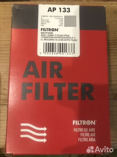Воздушный фильтр Filtron ap133