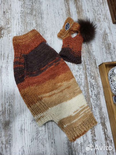 Свитер и шапка на собаку