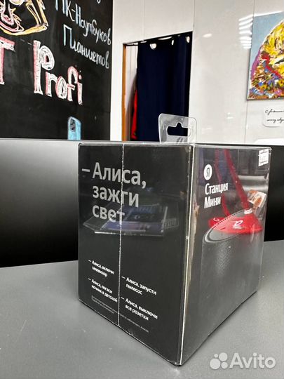 Умная колонка яндекс станция мини 2 Black Новая