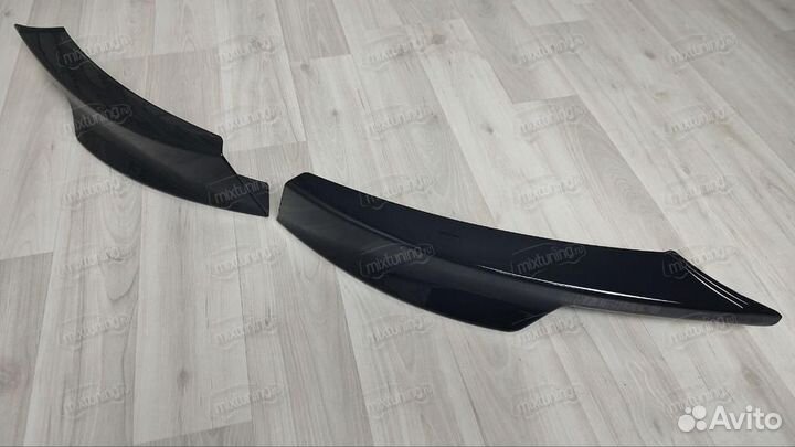 Клыки переднего бампера BMW E90 M 2008-2011 (Рест)