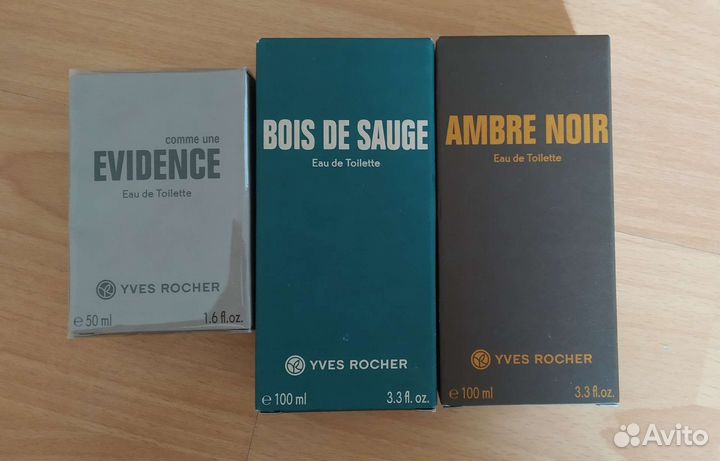 Ив Роше,Муж парф Ambre Noir,Evidence,Bois de sauge