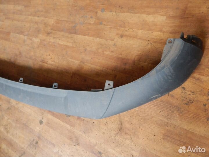 Юбка переднего бампера Audi Q5 2 2017-н.в Ауди нак