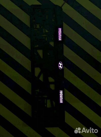 Номерные рамки с подсветкой