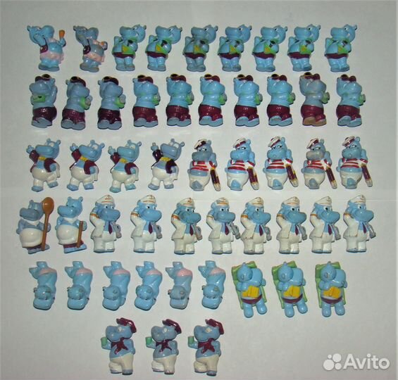 Киндер 90-х. динозавры, пингвины, акулы, львы,слон