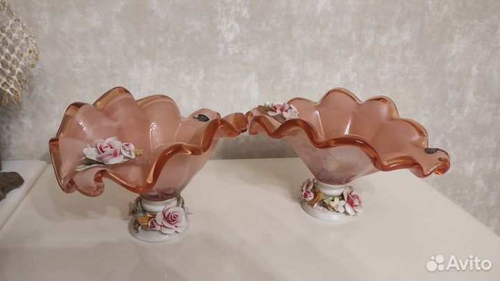 Ваза для конфет Кристалл Италия