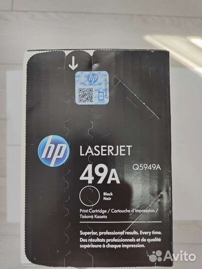Картридж лазерный нр 49А/Q5949А оригинальный
