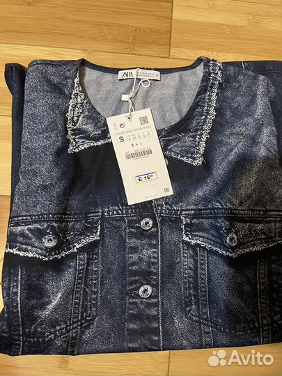 Лонгслив zara новый
