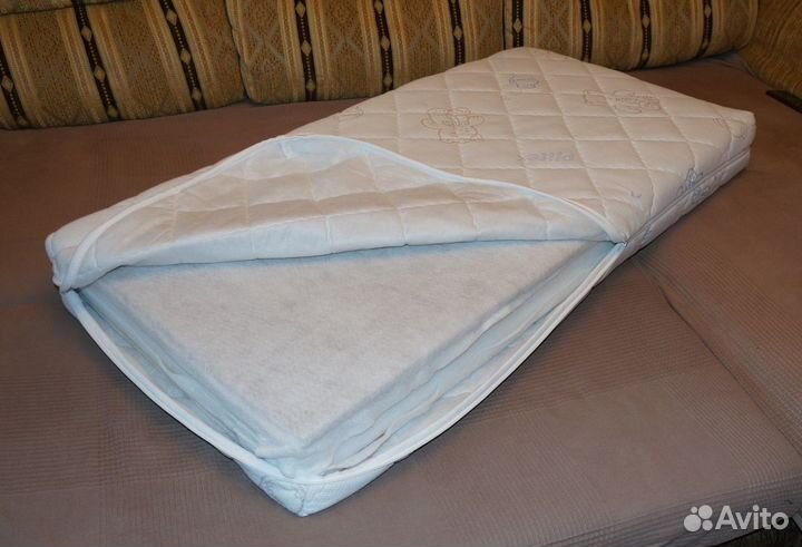 Детский ортопедический матрас Plitex, 120х60 см