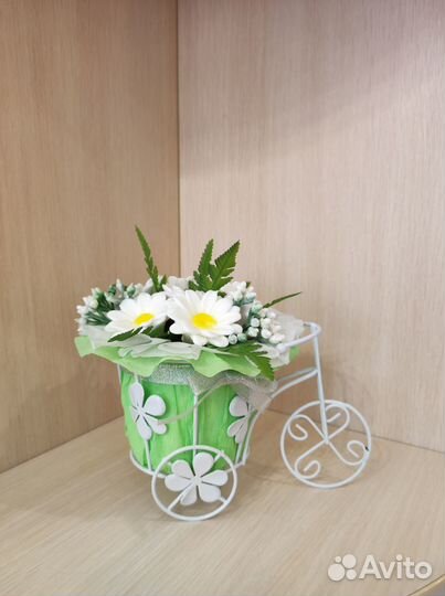 Цветы из мыла